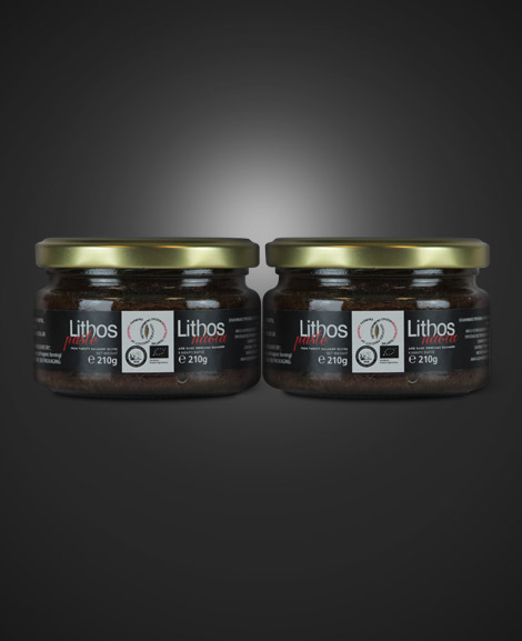 Lithos Griekse Biologische Kalamata Olijven Tapenade 210g